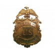 Значок Deputy U.S. Marshal с изображ. орла, латунь (DE-112-L) - фото № 4