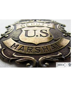 Значок Deputy U.S. Marshal с изображ. орла, латунь (DE-112-L)