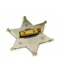 Значок окружного шерифа (шестиконечная звезда) никель (DE-113-NQ)