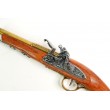 Макет пистолет кремневый леворукий, латунь (Франция, XVIII век) DE-1127-L - фото № 16