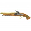 Макет пистолет кремневый леворукий, латунь (Франция, XVIII век) DE-1127-L - фото № 7