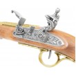 Макет пистолет кремневый леворукий, латунь (Франция, XVIII век) DE-1127-L - фото № 9