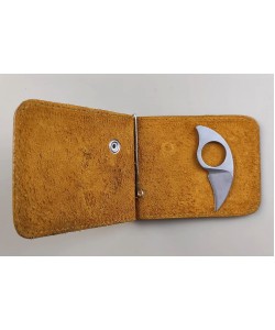 Зажим для купюр с ножом Shokuroff EDC «Коготь» (рыжий)