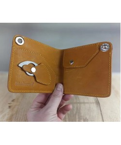 Кошелек с ножом Shokuroff EDC «Коготь» (рыжий)