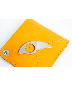 Кошелек с ножом Shokuroff EDC «Коготь» (рыжий)
