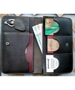 Портмоне с ножом Shokuroff EDC «Коготь» (черный)