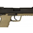Страйкбольный пистолет Tokyo Marui HK45 Tactical GBB Black/Tan - фото № 14