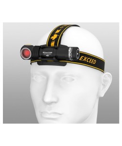 Фонарь налобный Armytek Wizard WR Magnet USB+18650 (красный-белый, 1300 лм)