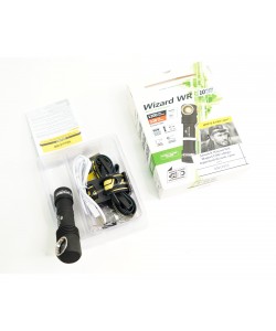 Фонарь налобный Armytek Wizard WR Magnet USB+18650 (красный-белый, 1300 лм)