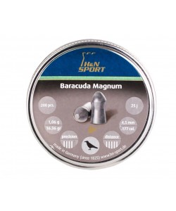 Пули для пневматики H&N Baracuda Magnum 4,5 мм, 1,06 г (200 штук)
