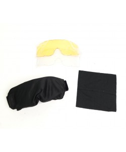 Очки защитные Гром Deluxe AS-GG0038, сменные линзы (Black)