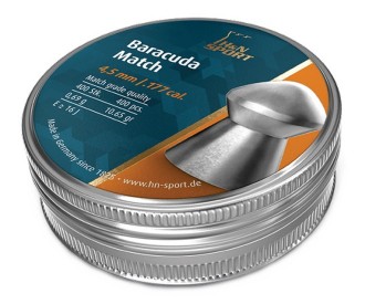 Пули для пневматики H&N Baracuda Match 4,5 мм, 0,69 г (400 штук)