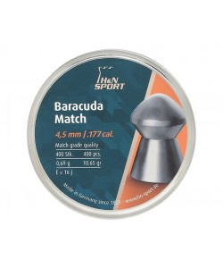Пули для пневматики H&N Baracuda Match 4,5 мм, 0,69 г (400 штук)