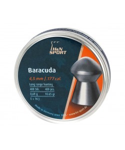 Пули для пневматики H&N Baracuda 4,5 мм, 0,69 г (400 штук)