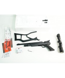 Пневматический пистолет Umarex RP5 (2x12г CO₂) прицел Walther 4x32, съемный приклад