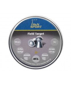 Пули для пневматики H&N Field Target 4,5 мм, 0,55 г (500 штук)