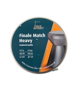 Пули для пневматики H&N Finale Match Heavy 4,5 мм, 0,53 г (500 штук)