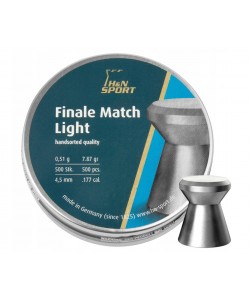 Пули для пневматики H&N Finale Match Light 4,5 мм, 0,51 г (500 штук)