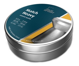 Пули для пневматики H&N Match Heavy 4,5 мм, 0,53 г (500 штук)