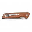 Нож складной Boker Magnum Straight Brother Wood 10 см, сталь 440A, рукоять дерево - фото № 7
