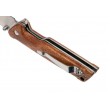 Нож складной Boker Magnum Straight Brother Wood 10 см, сталь 440A, рукоять дерево - фото № 8