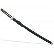 Самурайский меч Катана (черные ножны, гарда «серебр. солнце») - фото № 10