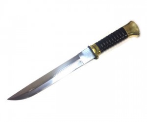Нож Пластунский с кожаными ножнами (Р53)