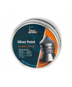 Пули для пневматики H&N Silver Point 4,5 мм, 0,75 г (400 штук)