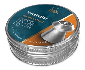 Пули для пневматики H&N Terminator 4,5 мм, 0,47 г (400 штук)