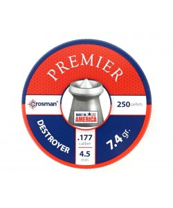 Пули для пневматики Crosman Destroyer 4,5 мм, 0,51 г (250 штук)