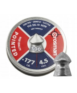 Пули для пневматики Crosman Pointed 4,5 мм, 0,48 г (500 штук)