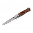 Нож складной Boker Magnum Stiletto 8,3 см, сталь 440A, рукоять сталь/дерево - фото № 10