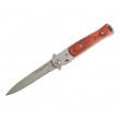 Нож складной Boker Magnum Stiletto 8,3 см, сталь 440A, рукоять сталь/дерево - фото № 1