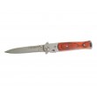 Нож складной Boker Magnum Stiletto 8,3 см, сталь 440A, рукоять сталь/дерево - фото № 7