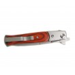 Нож складной Boker Magnum Stiletto 8,3 см, сталь 440A, рукоять сталь/дерево - фото № 4