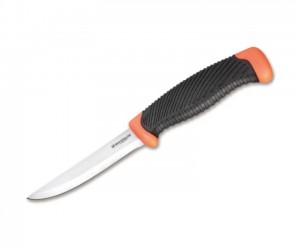 Нож рыбацкий Boker Magnum Falun 10 см, сталь 420, рукоять пластик Black/Orange