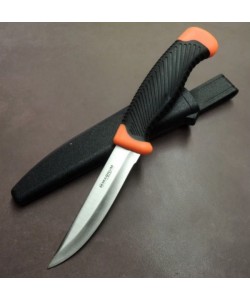 Нож рыбацкий Boker Magnum Falun 10 см, сталь 420, рукоять пластик Black/Orange