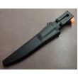 Нож рыбацкий Boker Magnum Falun 10 см, сталь 420, рукоять пластик Black/Orange - фото № 4