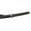 Самурайский меч Катана (синие ножны, гарда серебр.) - фото № 4