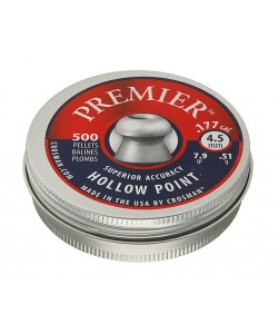 Пули для пневматики Crosman Premier Hollow Point 4,5 мм, 0,51 г (500 штук)