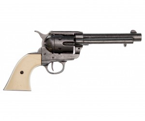 Макет револьвер Colt Peacemaker .45, 5½”, сталь, рукоять под кость (США, 1873 г.) DE-1150-G