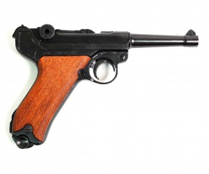 Макет пистолет Luger Parabellum P08, дерев. рукоять (Германия, 1898 г.) DE-M-1143