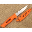 Нож рыбацкий «Ножемир» Окунь F-212O (оранж. рукоять) - фото № 3