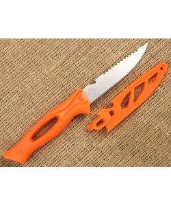 Нож рыбацкий «Ножемир» Окунь F-212O (оранж. рукоять)