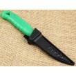 Нож рыбацкий «Ножемир» Рыбачок F-285G (зеленая рукоять) - фото № 4