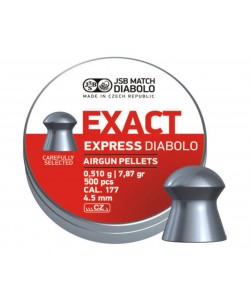 Пули JSB Exact Express Diabolo 4,5 мм, 0,51 г (500 штук)