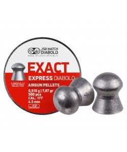 Пули JSB Exact Express Diabolo 4,5 мм, 0,51 г (500 штук)