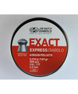 Пули JSB Exact Express Diabolo 4,5 мм, 0,51 г (500 штук)