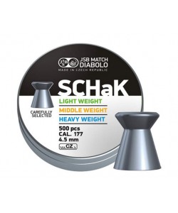 Пули JSB Diabolo SCHaK Middle 4,5 мм, 0,52 г (500 штук)