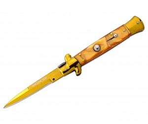 Нож автоматический «Ножемир» Genovese Gold A-203